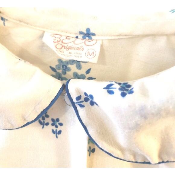 GRANNY MUUMUU Dress VTG House Gown Sz Medium 50's - Picture 5 of 6